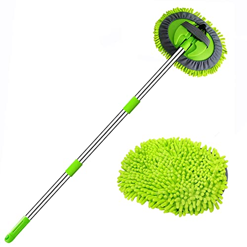 LEZIOA 62 Car Wash Brush with Long Handle Car Cleaning Kit to