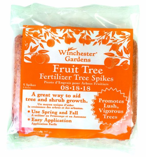 Winchester Gardens 5-Pack Fertilizer Spikes, Fruit and Citrus, 8-18-18