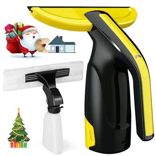 Window Vacuum, Cordless Window Vacuum Cleaner for Tiles, Rechargeable  Window Vac, Window Squeegee Vacuum, Electric Vacuum Cleaning Set with 200ml  Water Tank, 45Mins Runtime for Window, Tile, Mirror