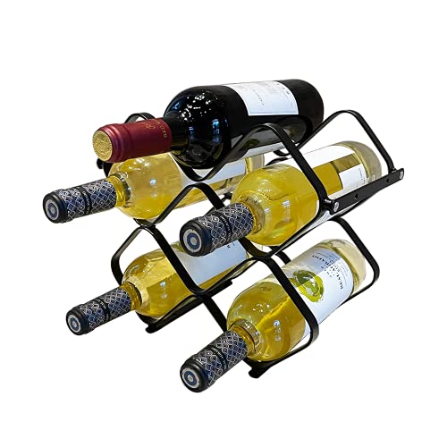 Wine Racks 6 Bottles Wine Bottle Holder - Stylish and Functional