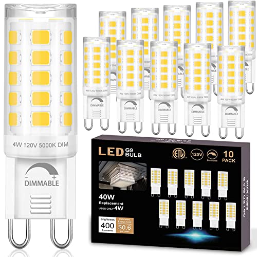 winshine 10 Pack G9 LED Bulb Dimmable