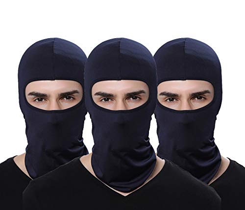 Winter Blue Ski Mask Sun Balaclava for Outdoor Sports