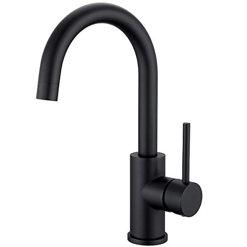 WiPPhs Matte Black Mini Kitchen Sink Faucets