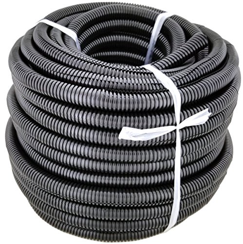 GS Power 1/2" x 50' Split Cable Sleeves for Industrial Wires - High Temp Conduit