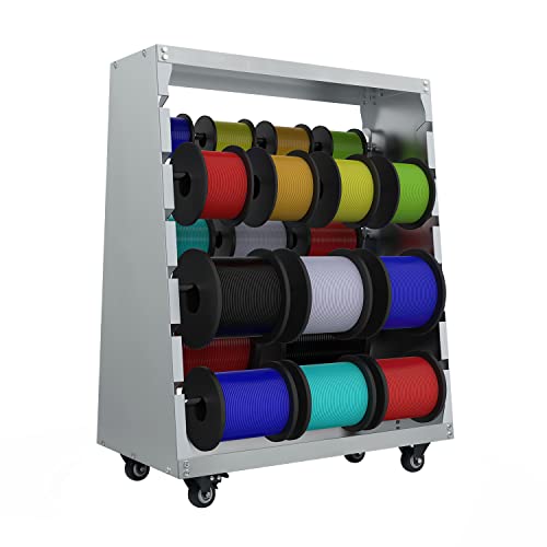 Wire Spool Rack with Wheels