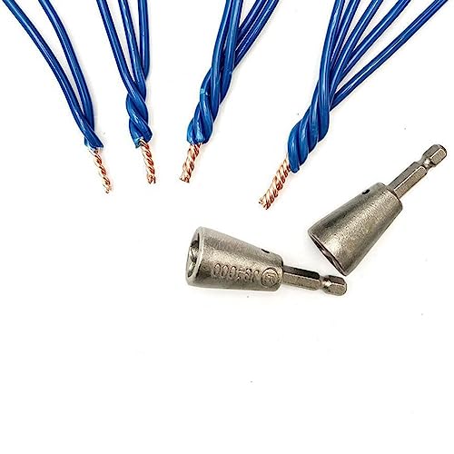 Chuangdi Wire Twisting Tools, Wire Stripper and Twister, Wire Terminals  Power Tools for Stripping and Twisting Wire Cable (4 Pieces)