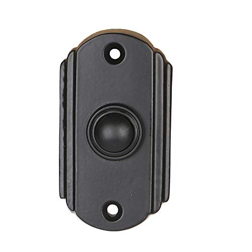Wired Vintage Black Powder Coat Doorbell Chime with Easy Installation" - A29