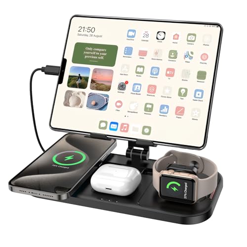 Wireless Charging Station for Apple - 4-in-1 Charger Stand