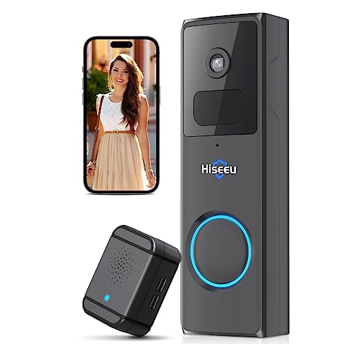 Wireless Doorbell Camera with Chime and Voice Changer