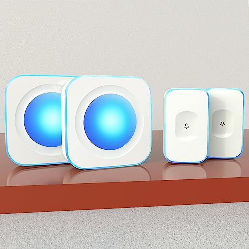 Wireless Doorbell Kit with LED Flash