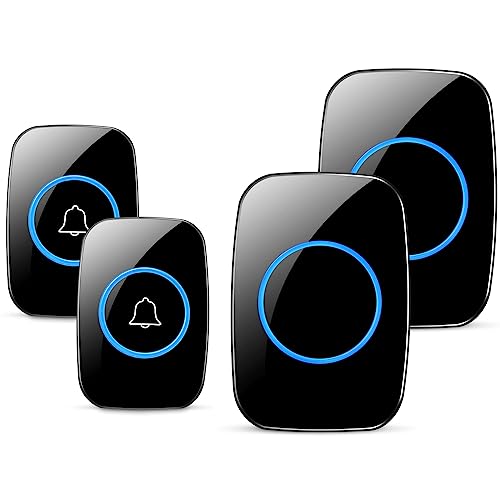 Wireless Doorbell Kit with Long Range and Multiple Tones