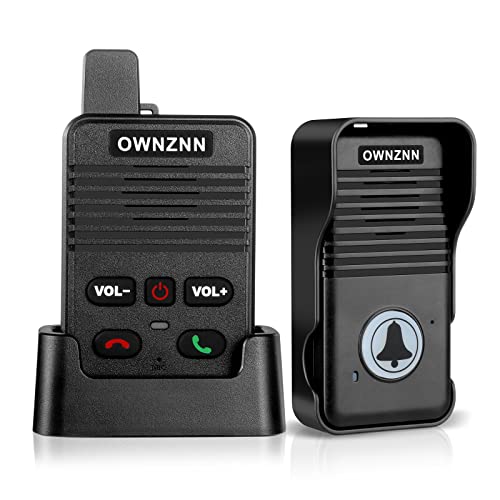 OWNZNN 1000ft Range Waterproof Wireless Doorbell with Two Way Communication