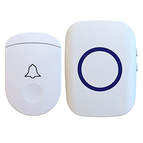 Wireless Doorbell with 1,000ft Range and LED Flashing