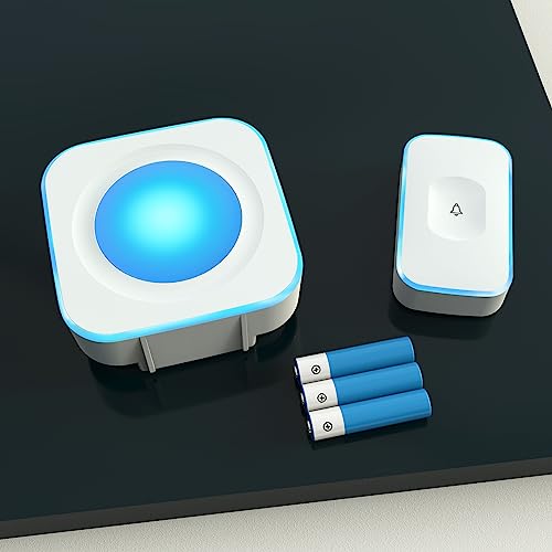 Wireless Doorbell with Flashing LED Light