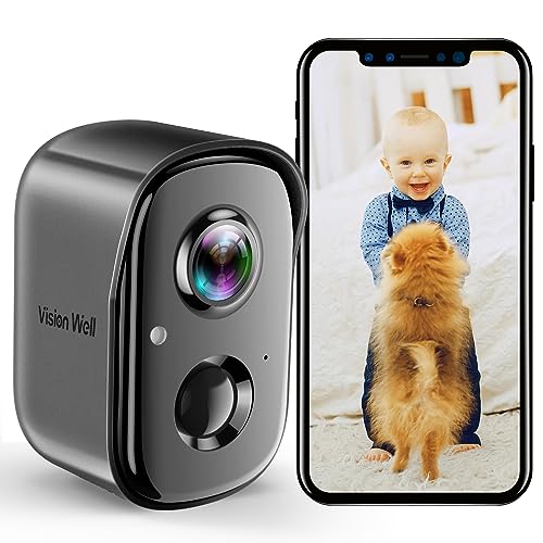 Wireless Indoor Camera with AI Motion Detection and 1080P HD