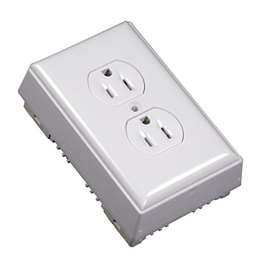 Wiremold Nonmetallic Raceway, On-Wall Outlet + Box