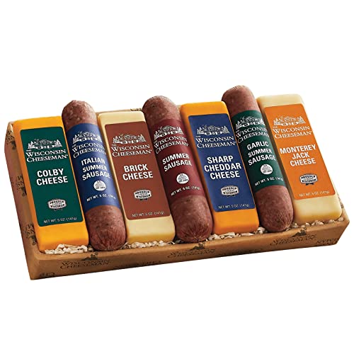 Wisconsin Cheeseman Cheese and Sausage Combo - Father's Day Gift