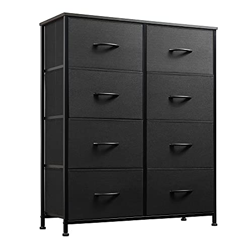 WLIVE Fabric Dresser for Bedroom with 8 Drawers