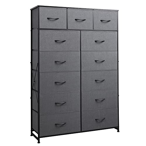 WLIVE Tall Dresser with 13 Drawers