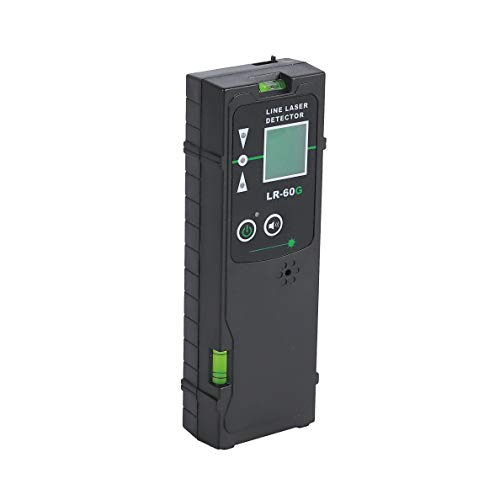 WOKELINE LR-60G Laser Receiver Detector for Laser Level - Green Beam Receiver+LED Displays+Clamp Includer