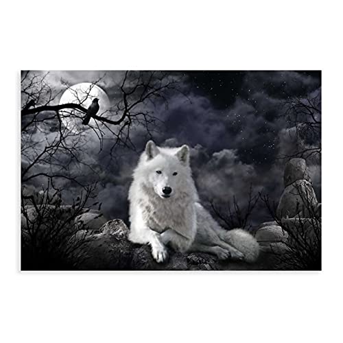 Wolf Poster - Wolf Wall Art - Wolf Pictures - Wolf Paintings - Wolf Canvas - Wolf Wall Decor - Wolf Prints