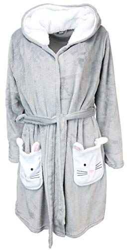 Women's Super Plush Velour Hooded Robe with Pockets