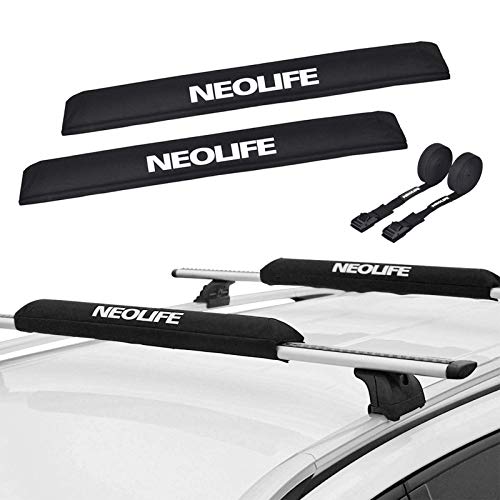 WONITAGO Soft Roof Rack Pads with Tie Down Straps