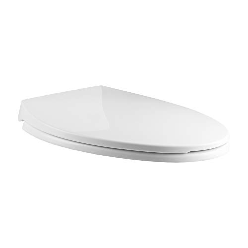 Woodbridge Toilet Seat with Cover, White, Slow-Close, Quick-Release for Easy Cleaning.Seat-03