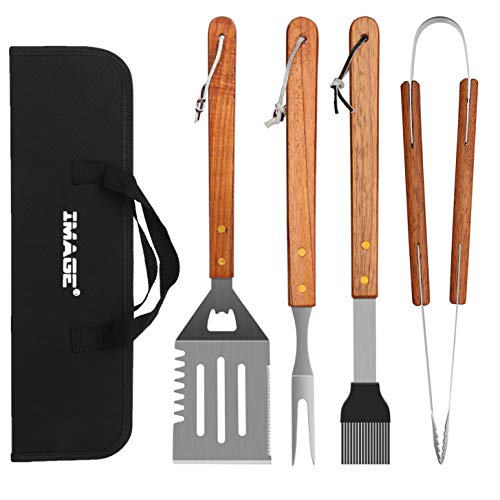 Wooded BBQ Accessories Grilling Tools