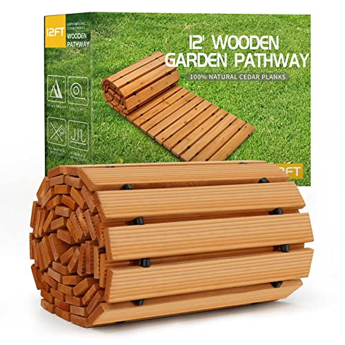 Wooden Garden Pathway