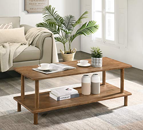 Wooden Modern Center Table with Storage