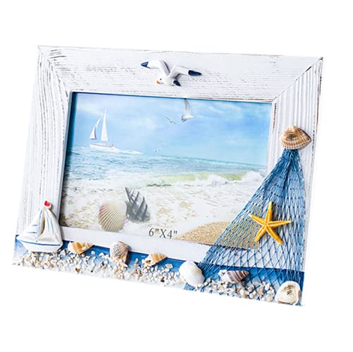 Wooden Photo Frame - Nautical Beach Themed Home Decoration