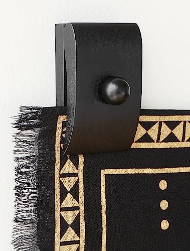 Wooden Quilt Hangers with Stylish Black Finish