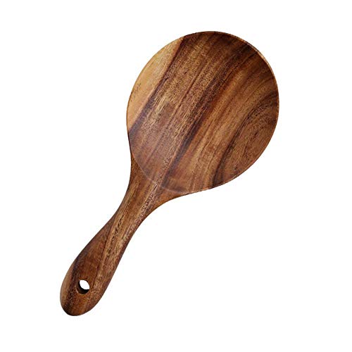 Teak Wood Rice Serving Spoon and Cooker Spatula