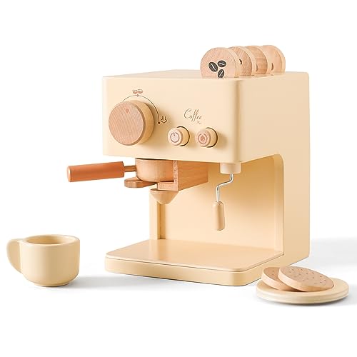 Wooden Toddler Coffee Maker Toy Set