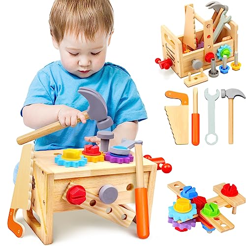 Wooden Toddler Tool Set