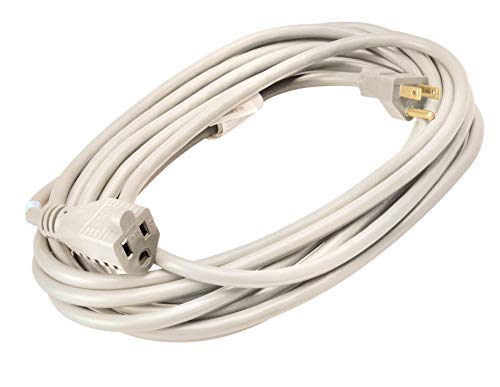 Woods Outdoor Extension Cord 20ft 16 Gauge 125V White