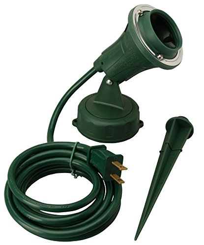 Woods Outdoor Floodlight Fixture With Stake