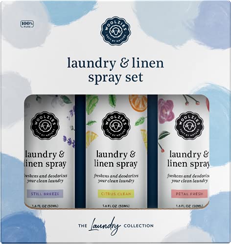 Woolzies Laundry Essential Oil Linen Spray Set