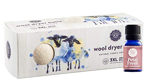 Woolzies Organic Wool Dryer Balls: 3 Pack XL