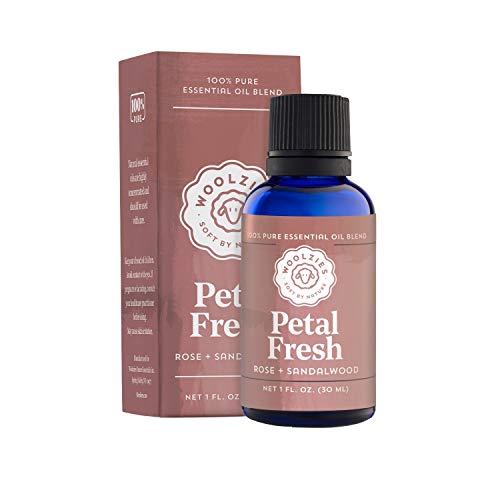 Woolzies Petal Fresh Essential Oil Blend | Rose & Sandalwood Therapeutic Grade Oil Blend | Use with Wool Dryer Balls or Oil Diffuser (1 Fl Oz)