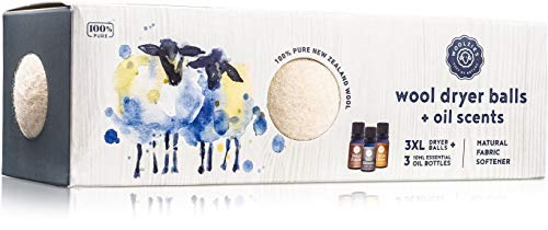 Woolzies Wool Dryer Balls and Essential Oil Set