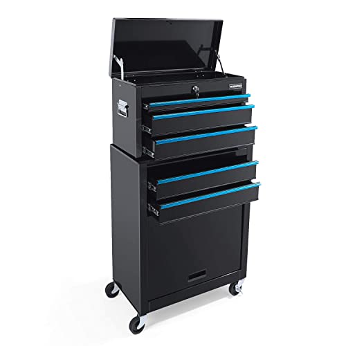 WORKPRO 24.5 Inch Rolling Tool Chest with Sliding Metal Drawer Rolling Tool Storage Cabinet