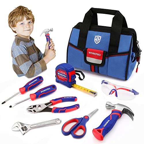 WORKPRO 9-Piece Kids Real Hand Tool Set