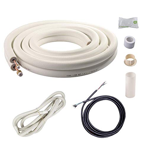 Wostore 16 Ft. Line Set for Air Conditioner
