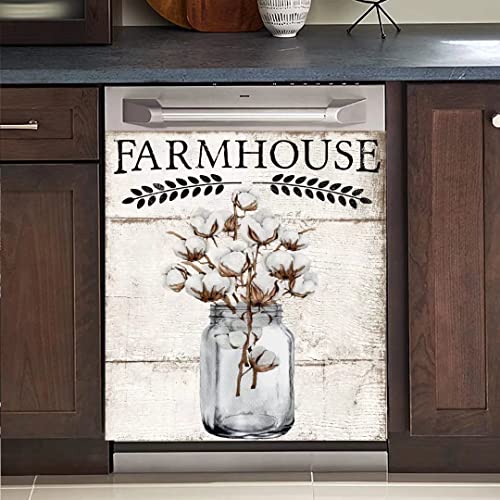 WOWFEEL Farmhouse Dishwasher Stickers - Magnetic Home Decor