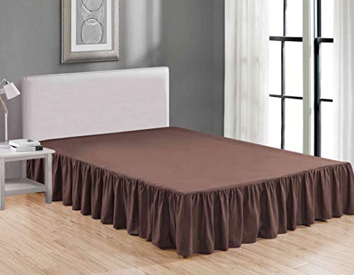 Wrap Around Solid Microfiber Bed Skirt
