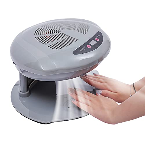 WUPYI 400W Auto Induction Nail Dryer with Warm and Cool Wind, Silver