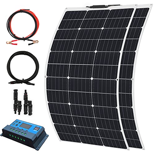 WUZECK 200W Flexible Solar Panel Kit