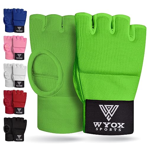WYOX Boxing Hand Wraps Gel Knuckle Padded Inner Elastic Quick Wraps